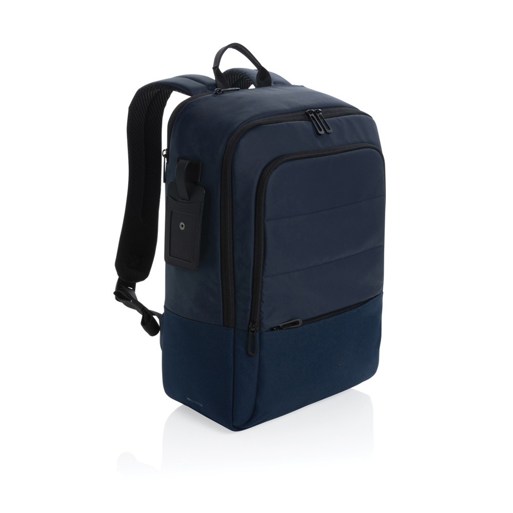 Armond AWARE™ RPET 15.6" deluxe laptoprugzak - donkerblauw (± PMS 4280C)