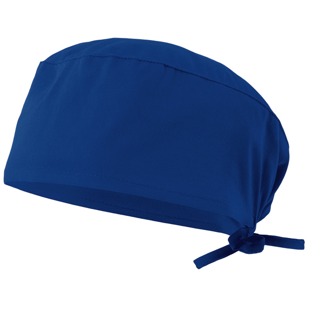 VL ENLIL. Sanitaire keperstof muts (190g/m²), van katoen (35%) en polyester (65%) - Royal Blauw