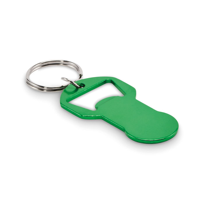 CLAVE - Alu sleutelhanger flesopener - Groen