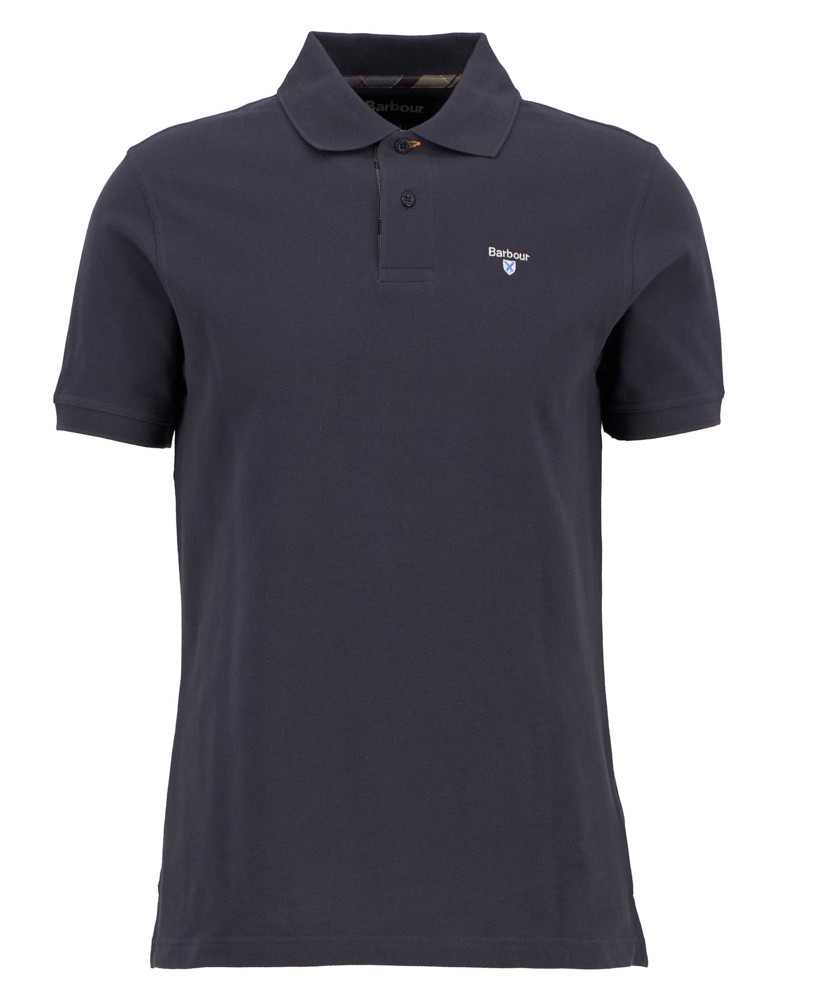 Barbour Men's Tartan Pique Polo - blauw