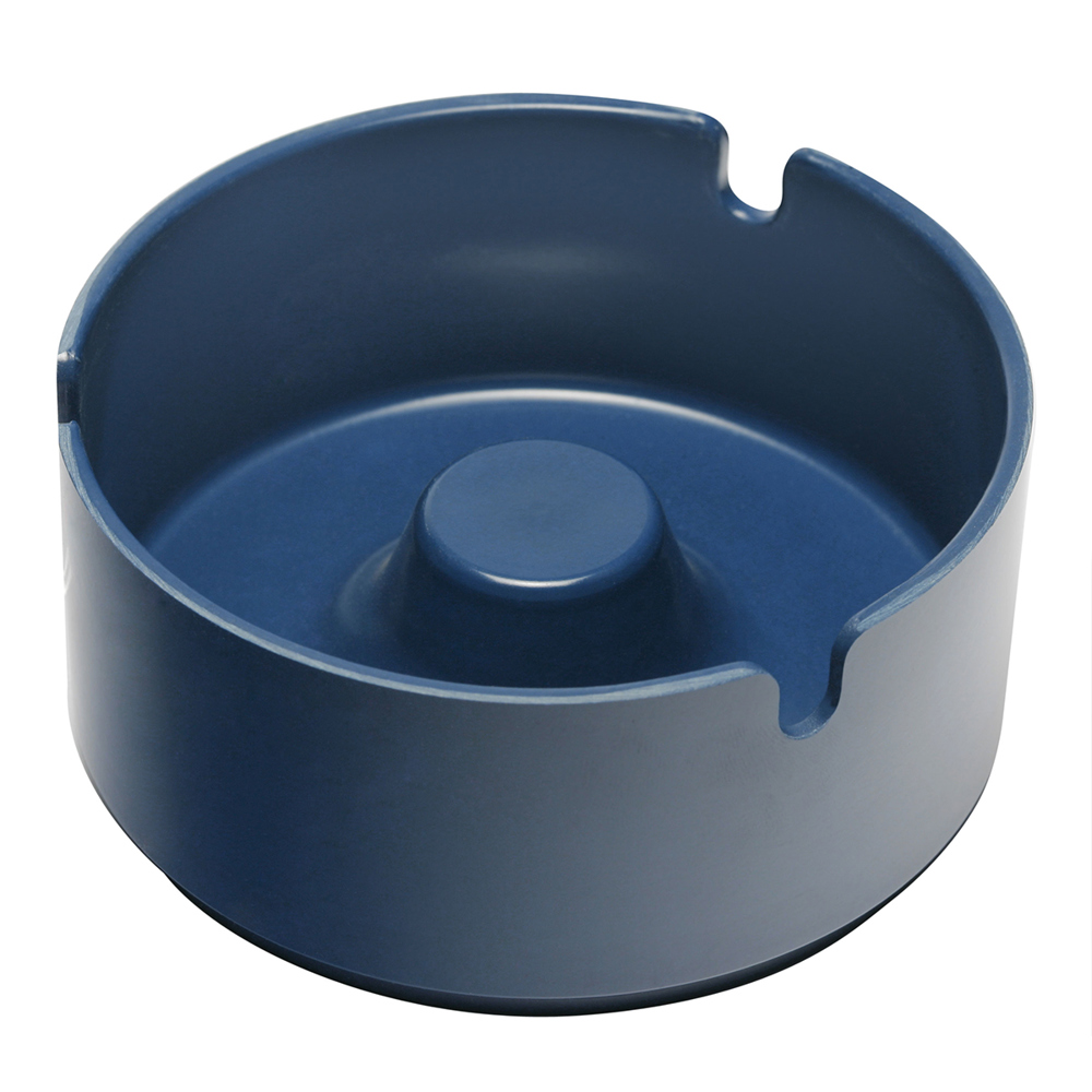 Asbak, stapelbaar - blauw