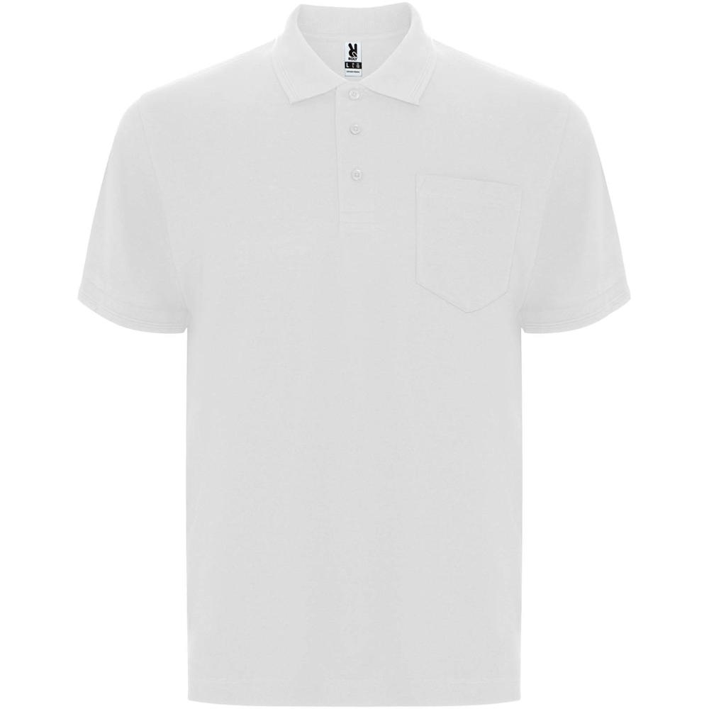 Centauro 220 g/m² Premium unisex polo met korte mouwen - Wit