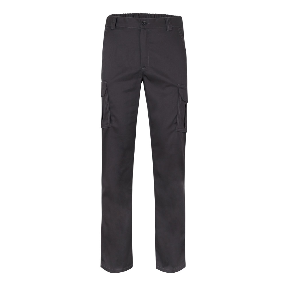 VL PAN. Stretch broek met meerdere zakken (290g/m²), van katoen (46%), EME (38%) en polyester (16%)