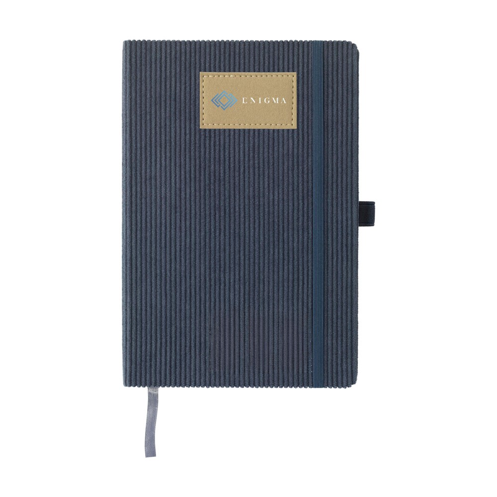 Alfie Notebook A5 notitieboek - blauw/grijs (± PMS 4131C)