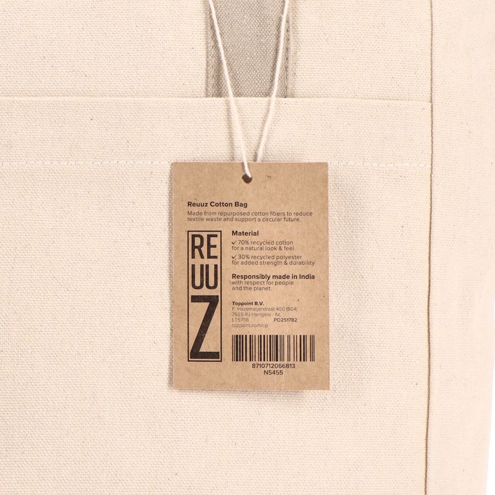 InSideOut Reuuz Canvas Draagtas 33 x 42 x 10 cm