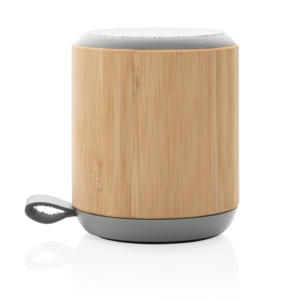 Bamboe en fabric 3W draadloze speaker
