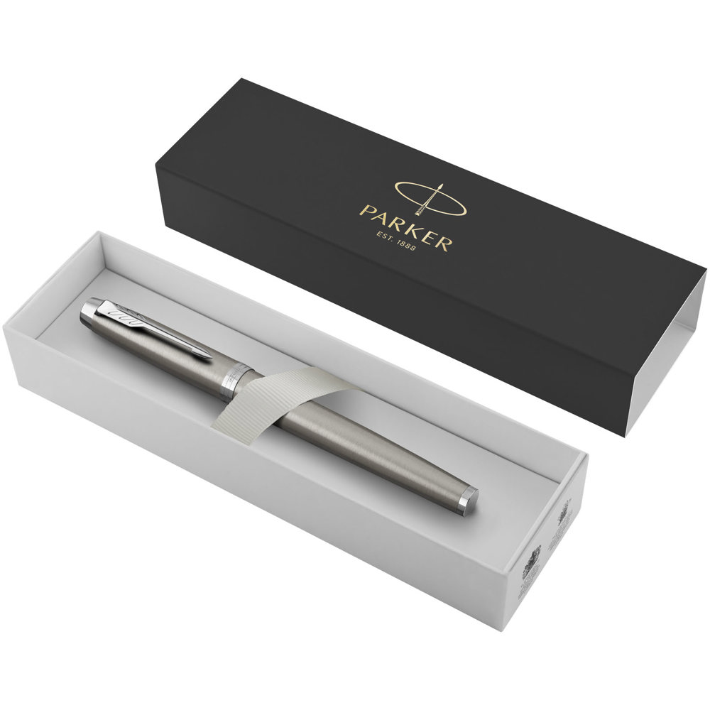 Parker IM rollerbalpen (zwarte inkt) - Zilver