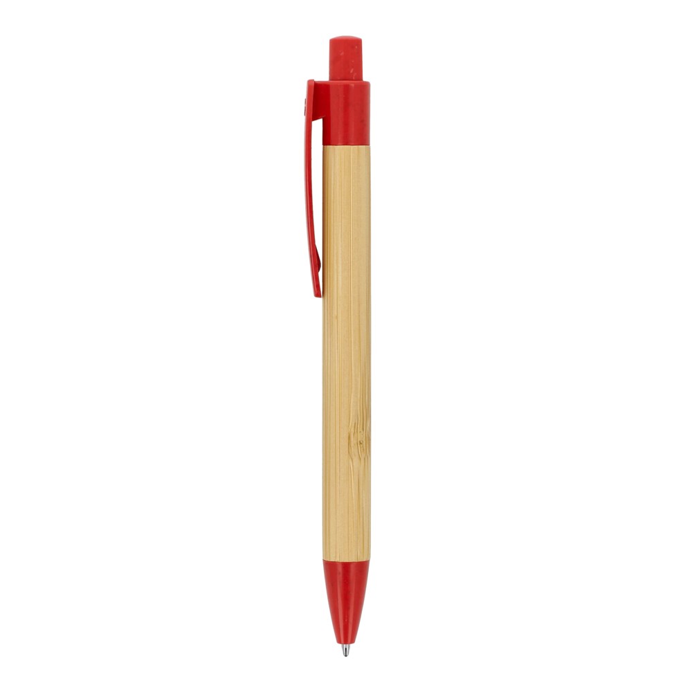 Ball pen bamboe met tarwestro