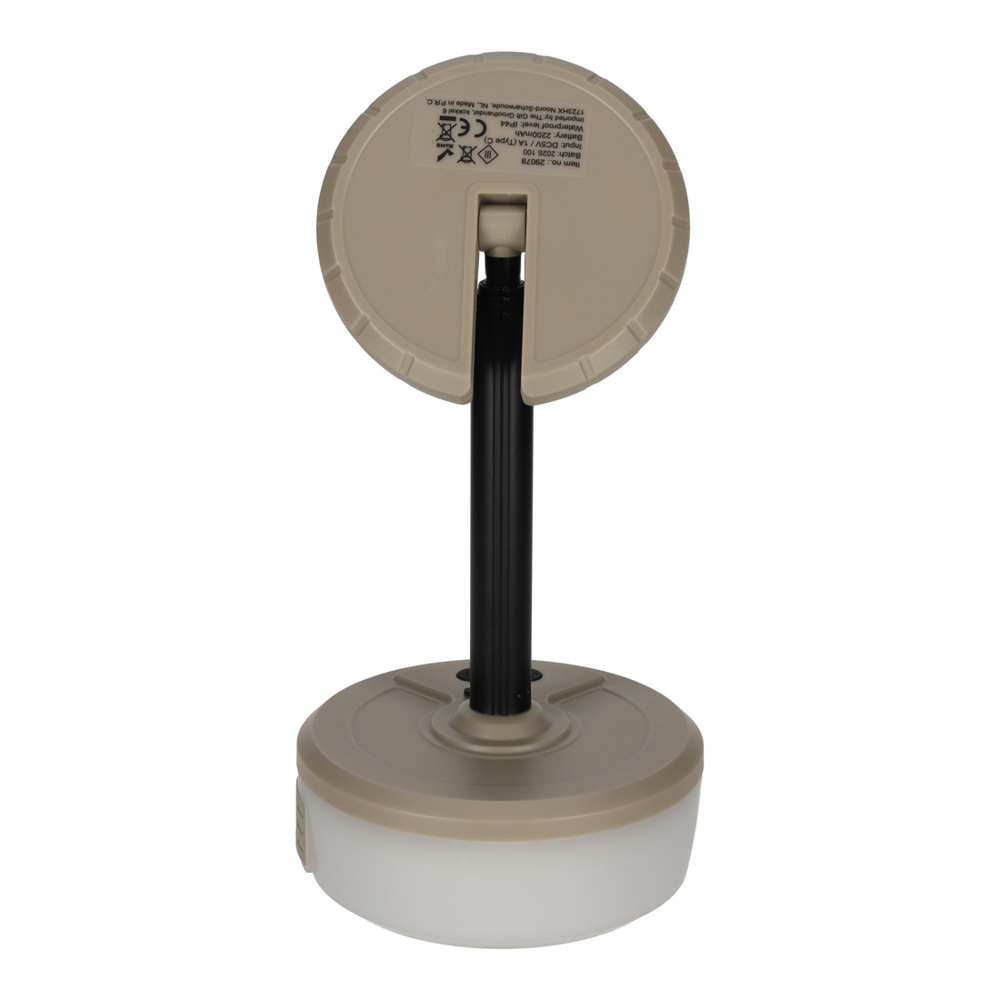 NORLÄNDER 2-in-1 Uitschuifbare LED Lamp & Slinger Taupe