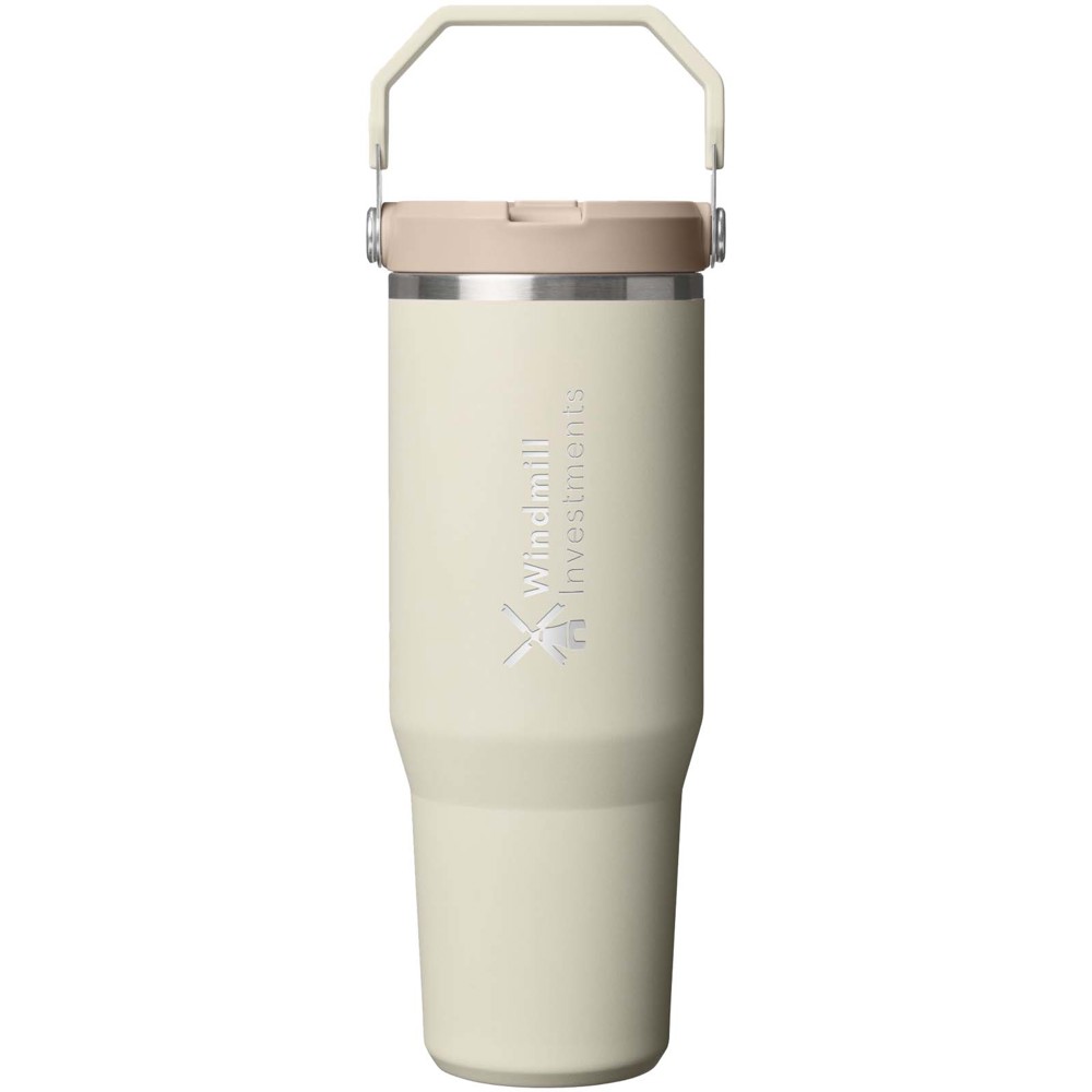 Stanley IceFlow™ 2.0 890 ml geïsoleerde roestvrijstalen beker met uitklapbaar rietje