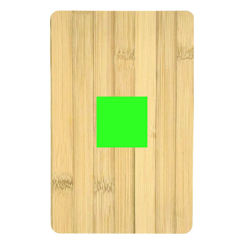 Plank rechthoekig bamboe 22x14 cm