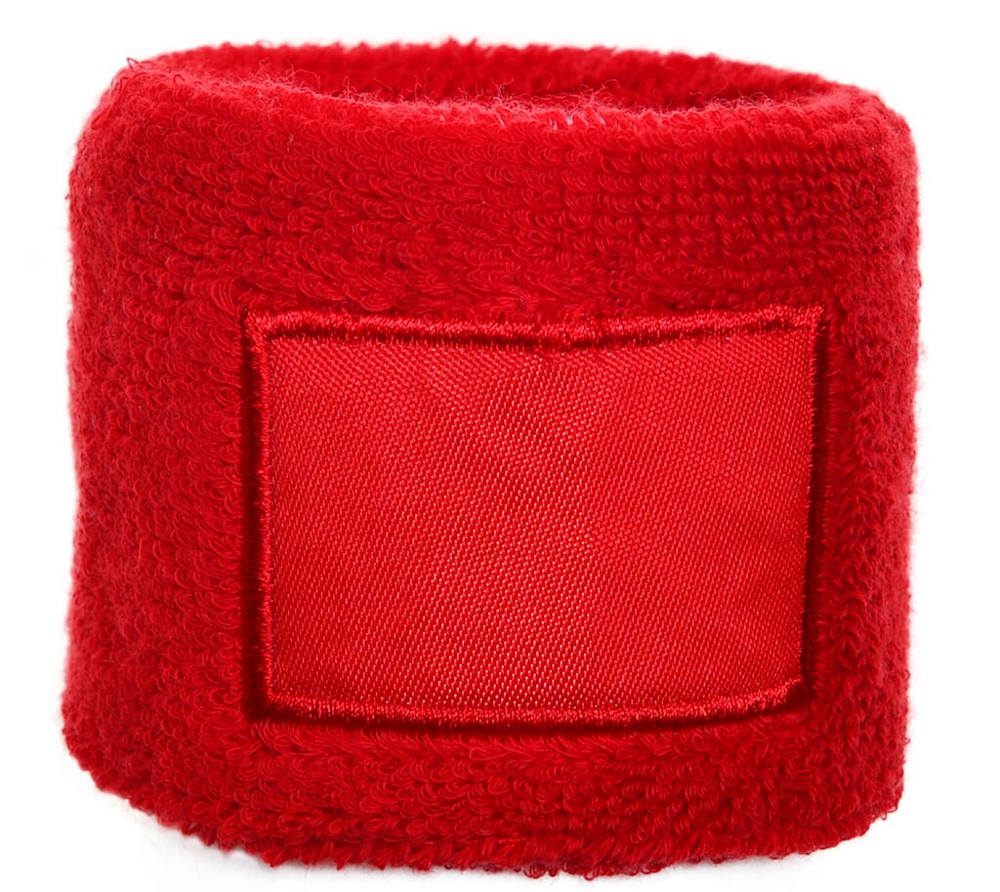 Nilton's Polsband met label - Rood (PMS 199c) / Rood