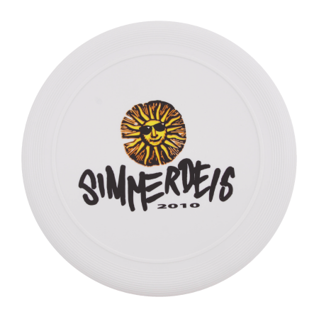 Frisbee 210 mm met ringen - Wit