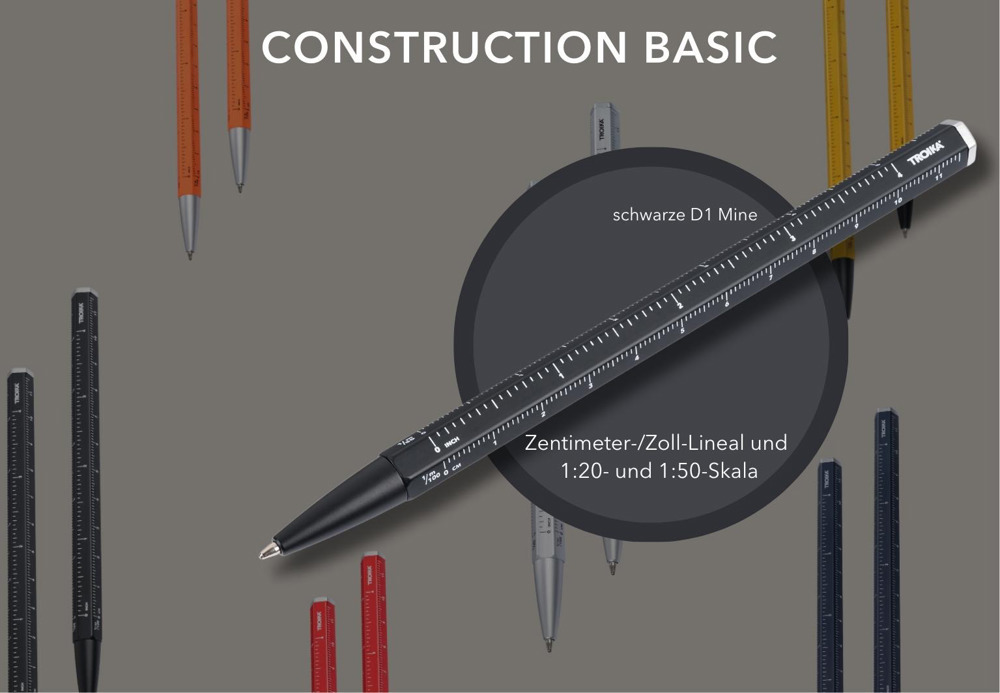 TROIKA Multitasking balpen CONSTRUCTION BASIC