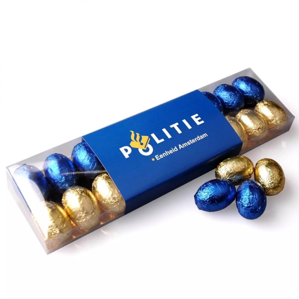 20 paaseitjes met banderol