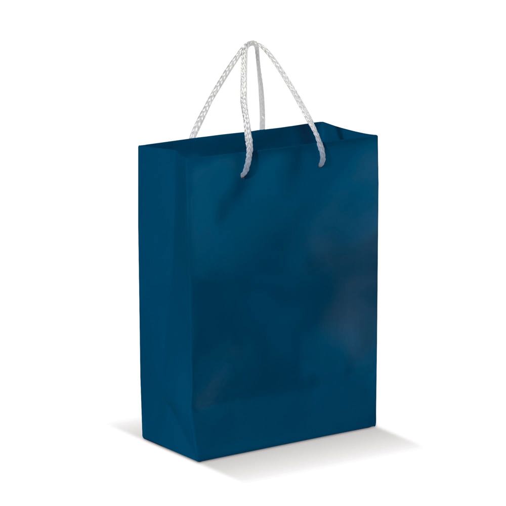 Draagtas papier groot 200g/m2 - Donkerblauw