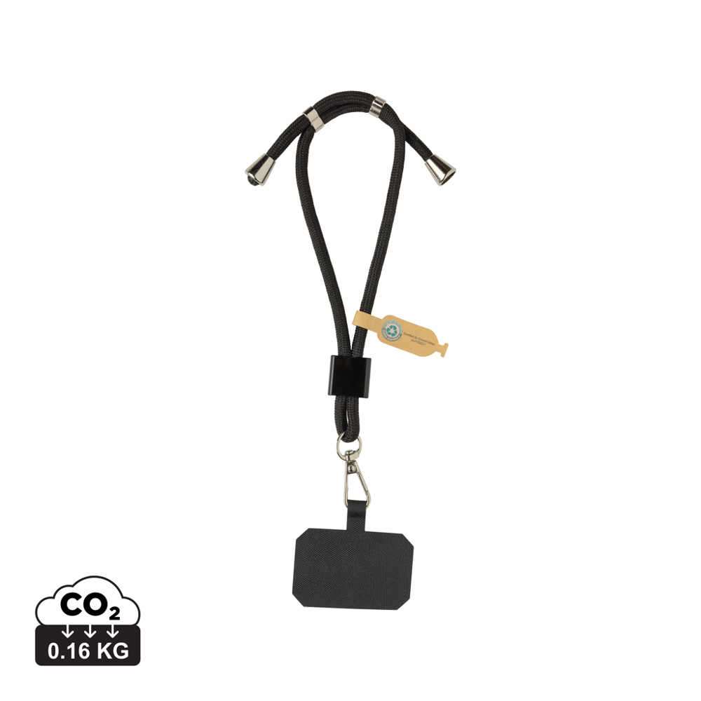 CarryLoop RCS rPET verstelbare telefoonhouder met polsband