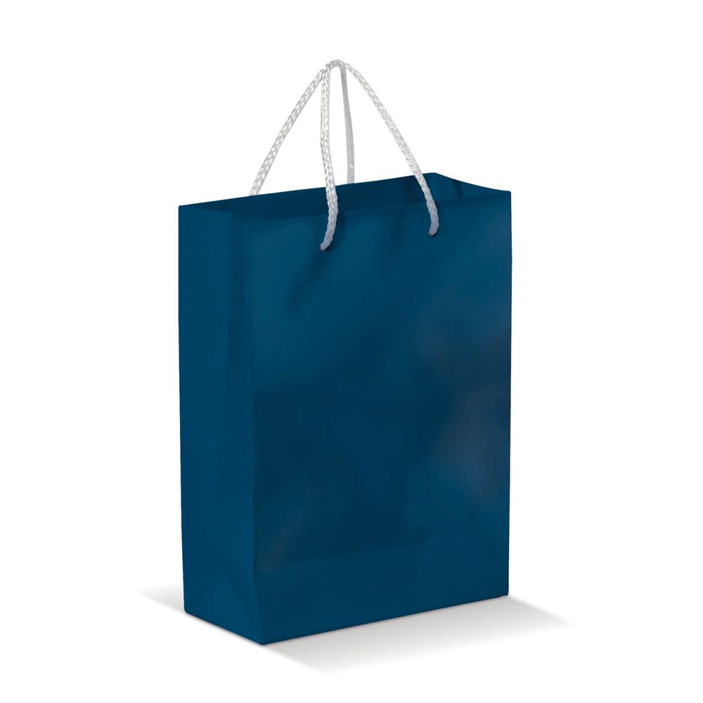 Draagtas papier klein 200g/m2 - Donkerblauw
