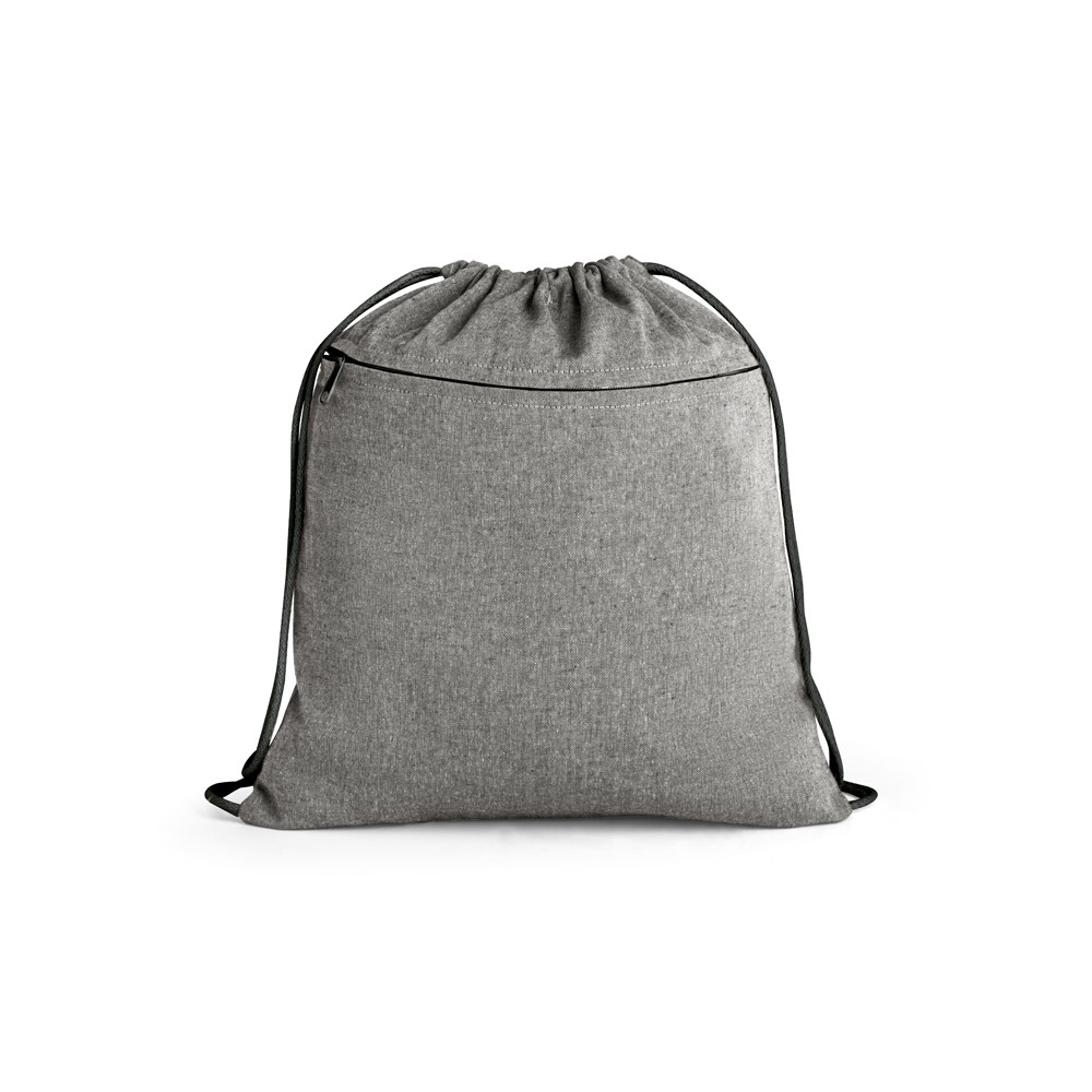 CHANCERY. Tasje van gerecycleerd katoen (70%), polyester (30% rPET) (140 g/m²) - Zwart