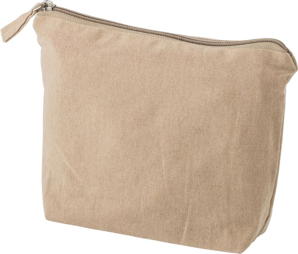 Cosmetisch tasje Cressida | Gerecycled katoen 180 g/m²