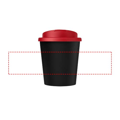 Americano® Espresso Eco 250 ml gerecyclede beker met knoeibestendig deksel 