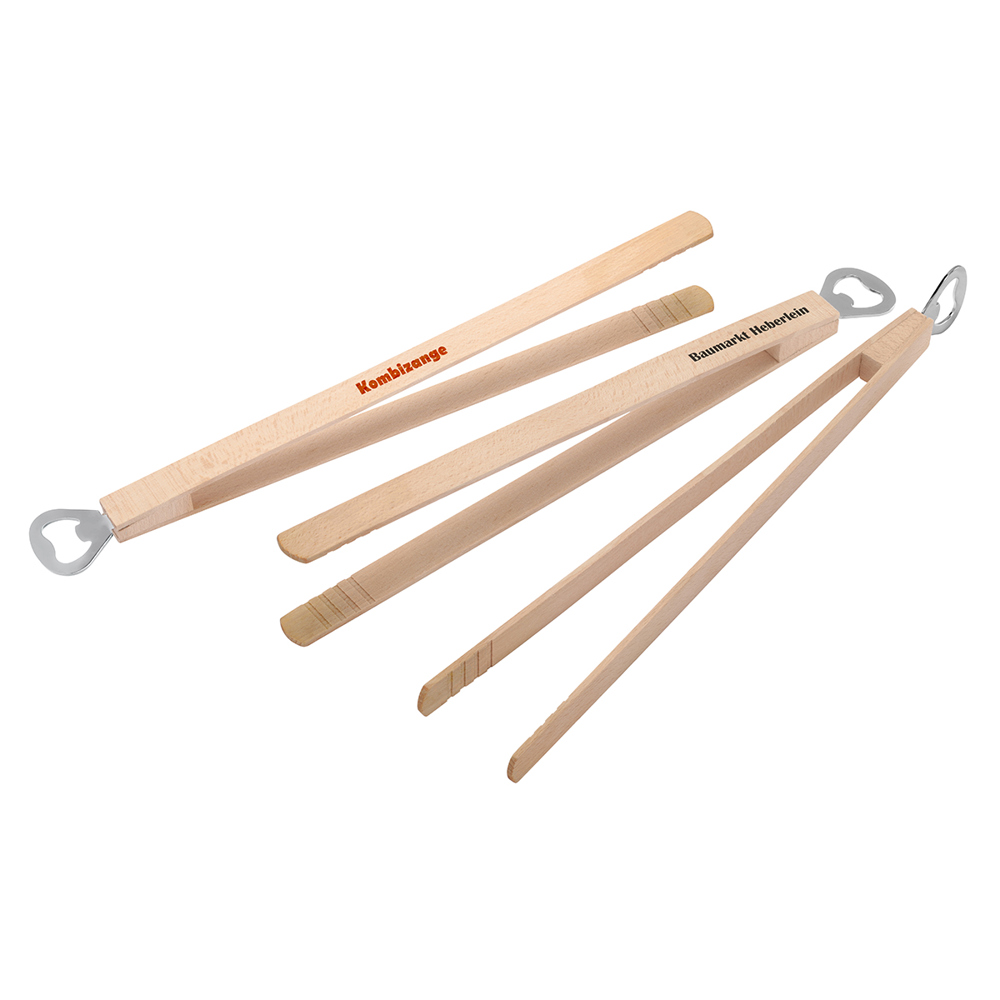 Grilltang hout met flesopener