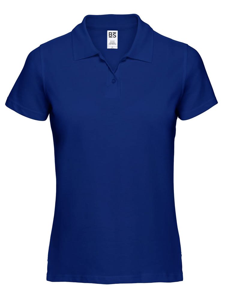 BS Evolution dames polo, 180 gr/m² - Kobaltblauw (PMS 2145C)