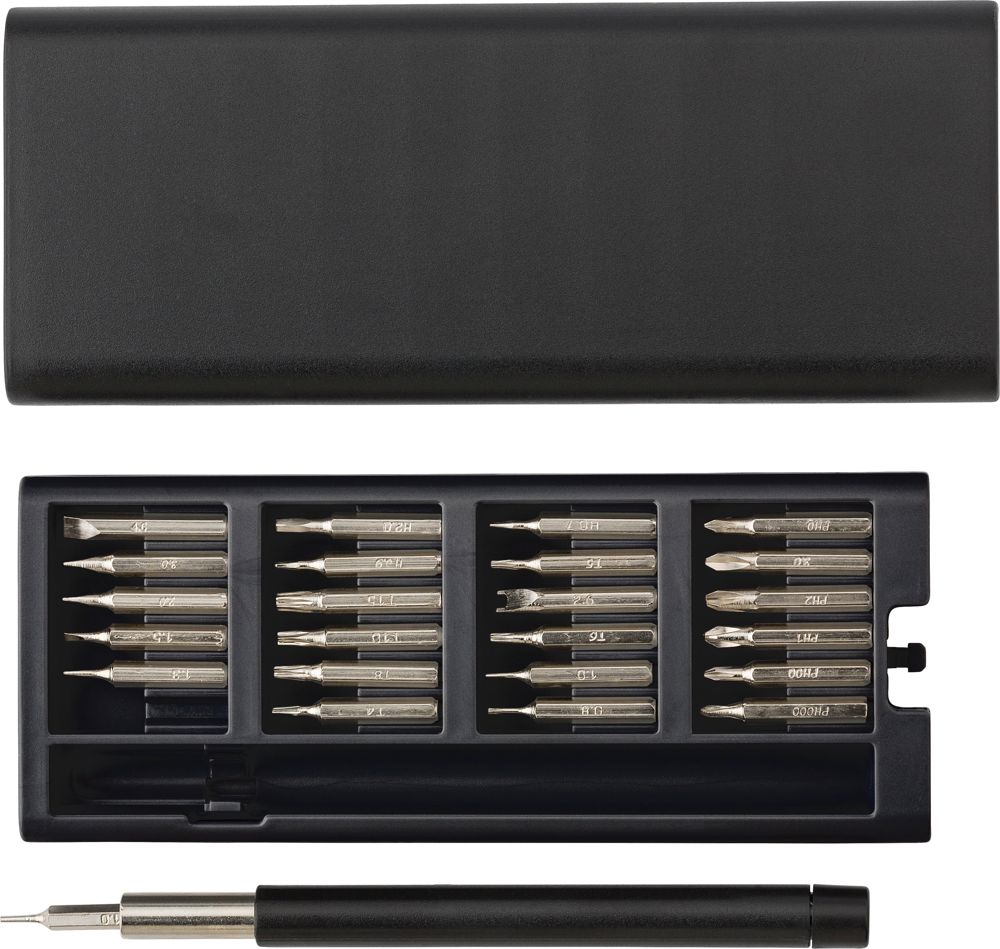 Schroevendraaiersenset Arthur | 25 st | Magnetische koffer
