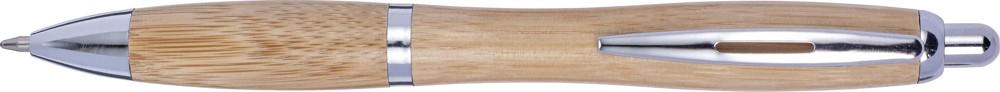 Balpen Carson | Bamboe | Zilverdetails