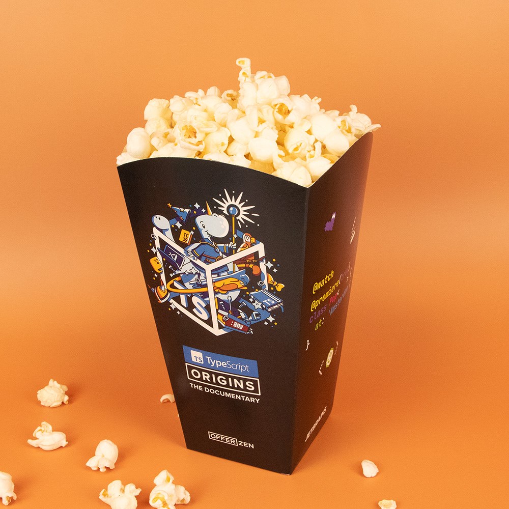 Popcornbekers maat M
