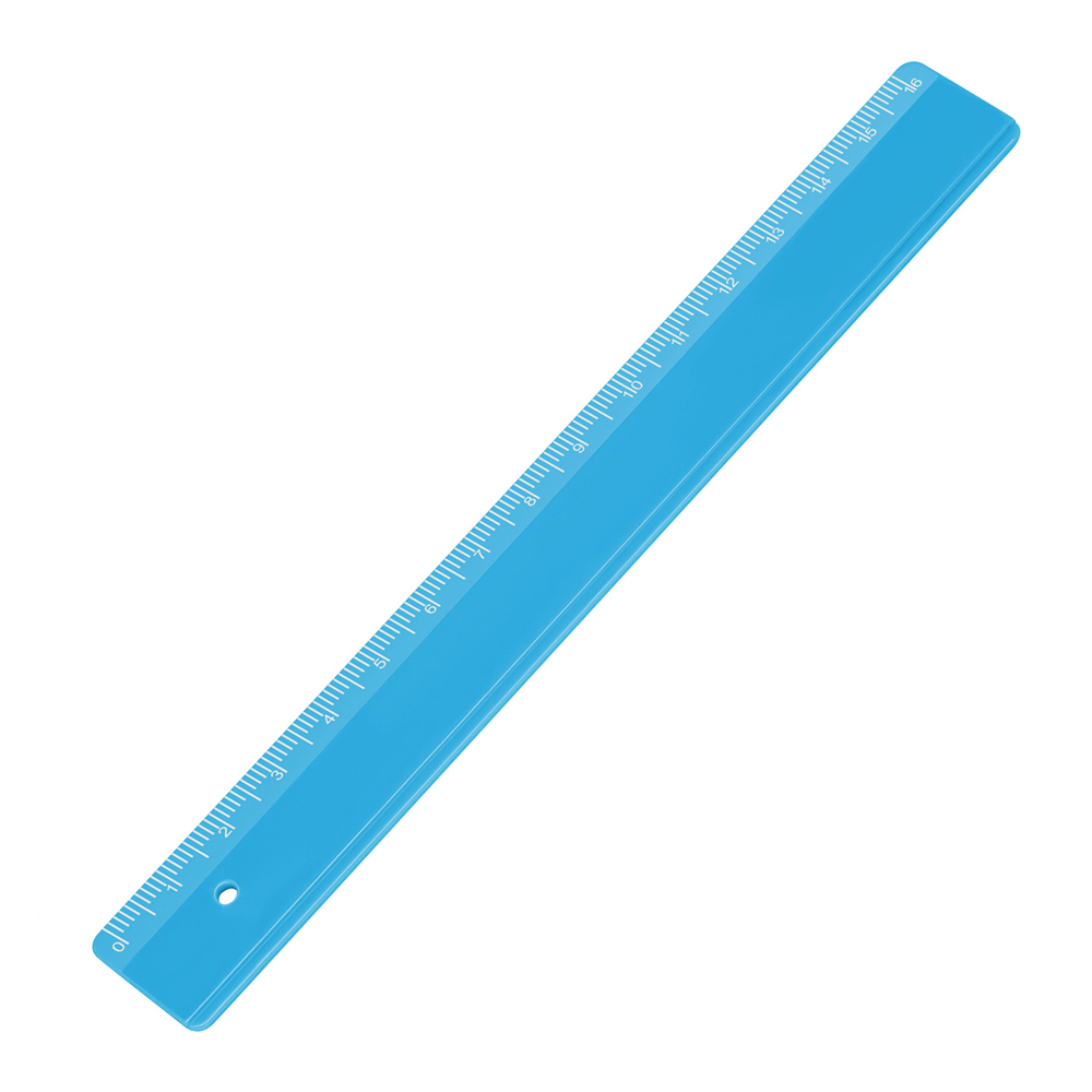 EXPRESS BEDRUKKING liniaal 16 cm - Blauw