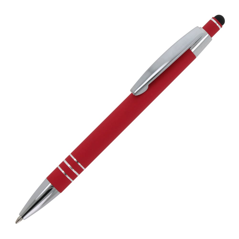 Balpen Athene Metaal soft touch - Rood