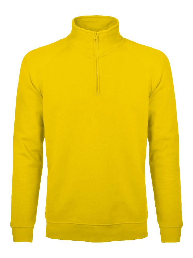 BS Sirio half zip sweater, 280 gr/m² - Goud (PMS 114C)