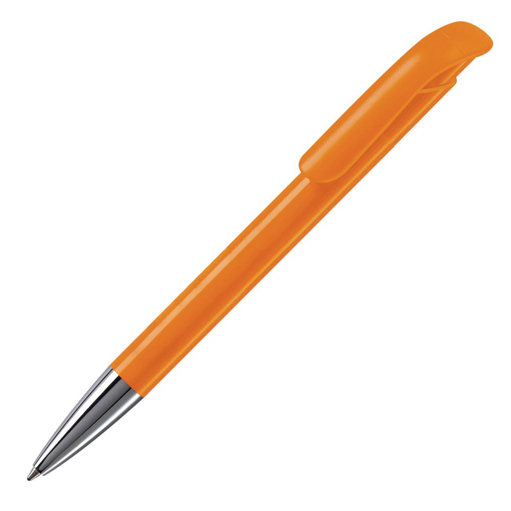 Balpen Atlas hardcolour metalen tip - oranje