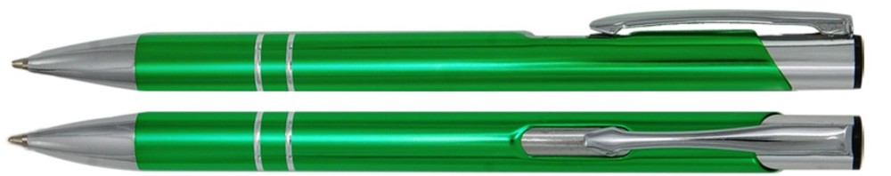Aluminium balpen Marseille - Lichtgroen
