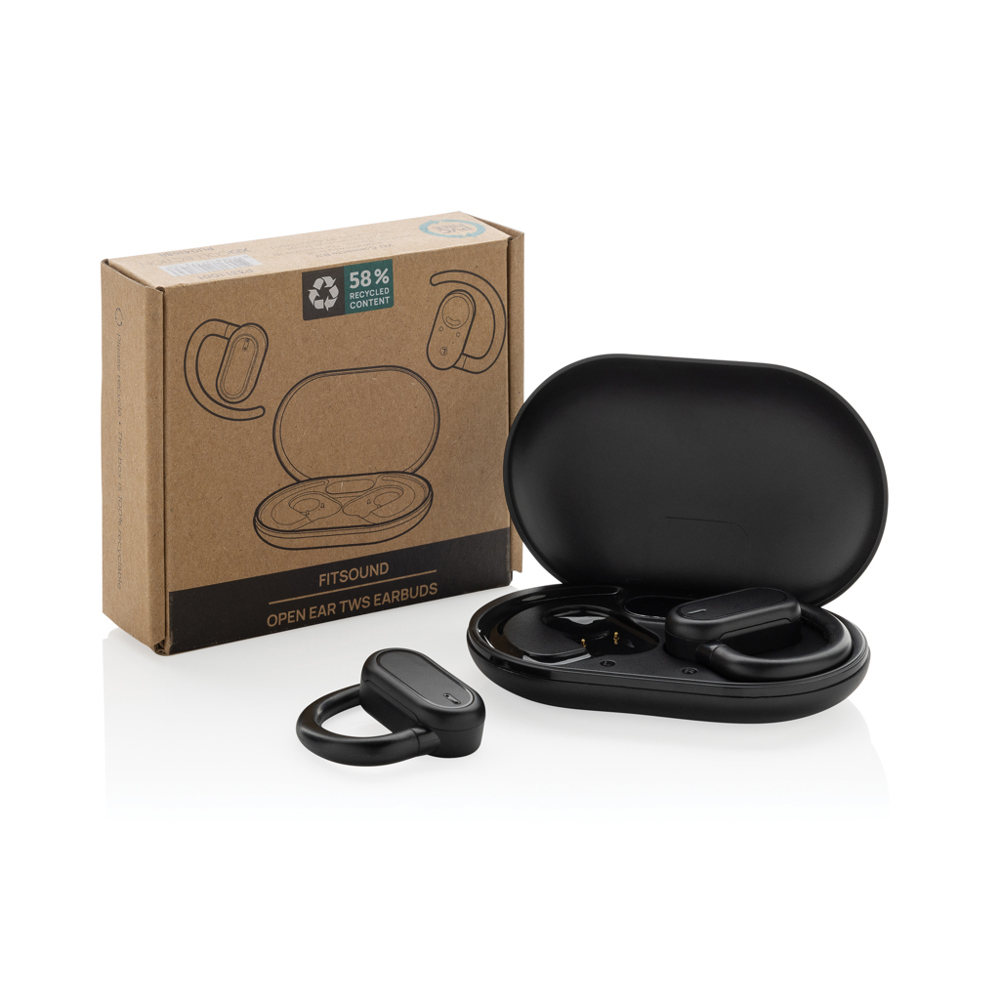 Fitsound RCS gerecycled plastic open ear TWS-oordopjes