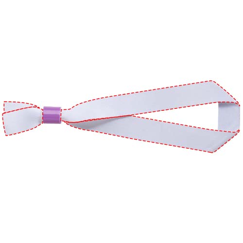 El sublimatie polsband - kunststof sluiting