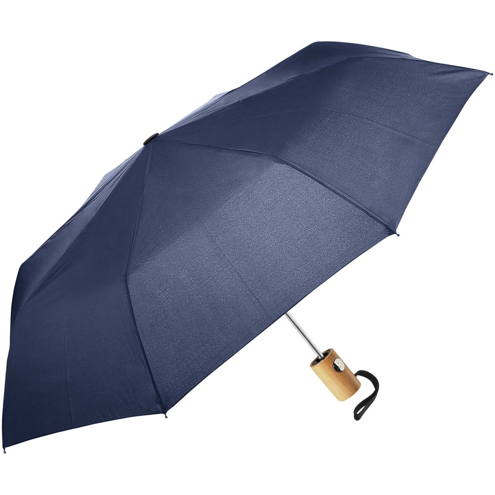 Citizen Green Rainfall 22" opvouwbare paraplu - Marineblauw