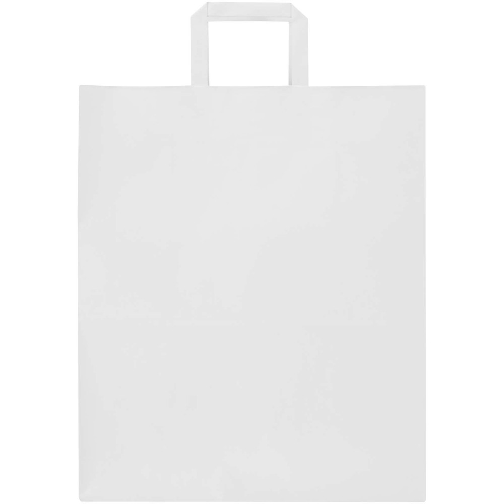 Kraft papieren tas 80–90 g/m² met platte handvatten – 32 x 17 x 39 cm