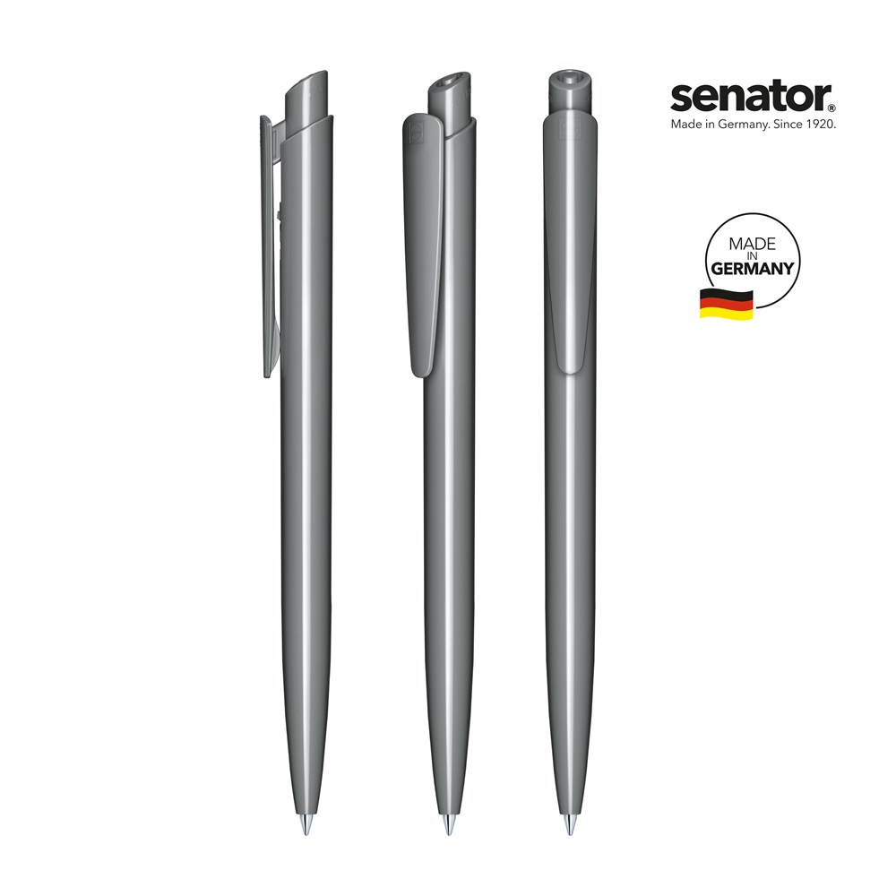 senator® Dart Polished  retractable pen - cool gray 9