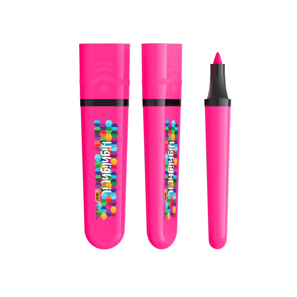 BIC® Highlighter Flat Markeerstift - Roze