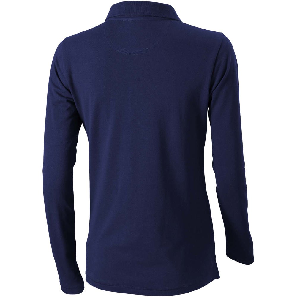 Calgary 180 g/m² damespolo met lange mouwen