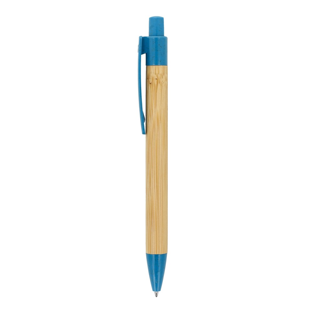 Ball pen bamboe met tarwestro