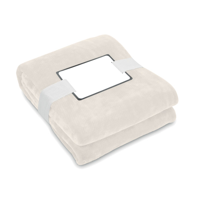 LOGAN - RPET fleecedeken 280gr/m² - Beige
