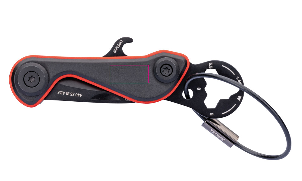 TROIKA Mini gereedschap PARCEL CUT & CART