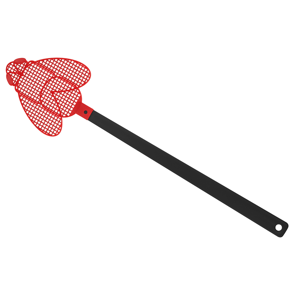 Vliegenmepper "Brummi" - Zwart/Rood