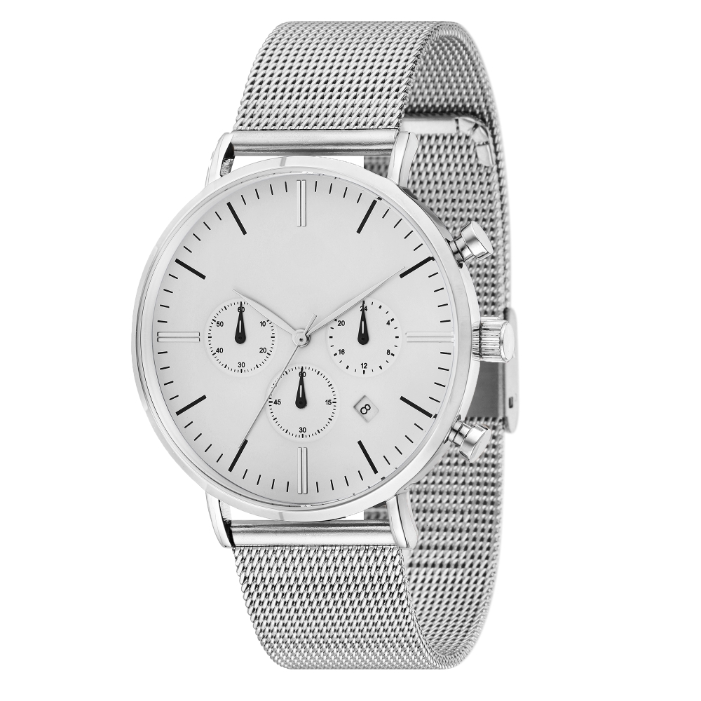 Horloge FS Milan Chrono - Zilver, Wit