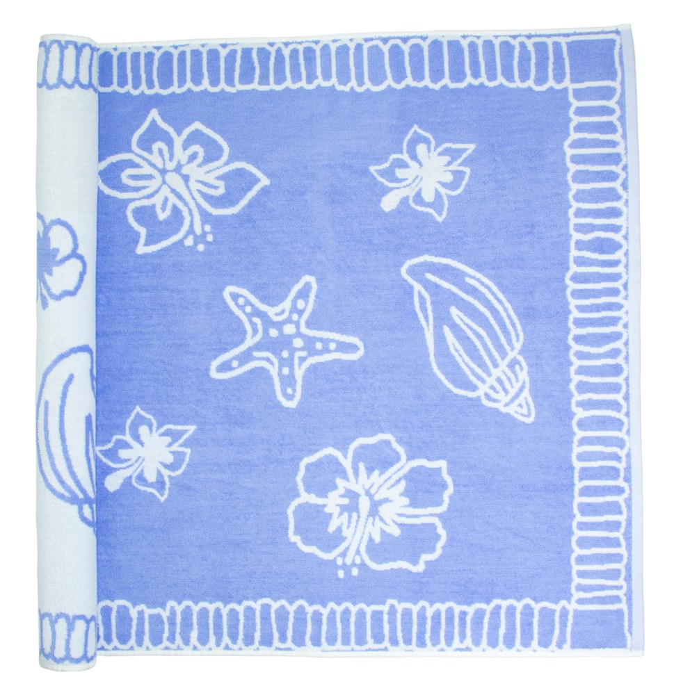 Beach Towel Hawaii - Paars/Wit