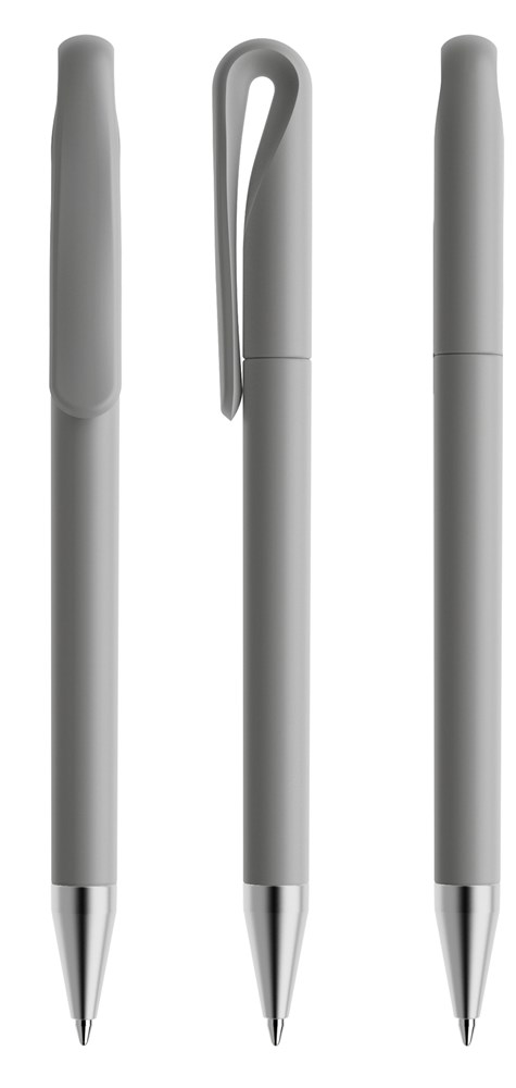 Prodir DS1TMS Matt with Satin Metal Nose-Cone - Dolphin Grey matt