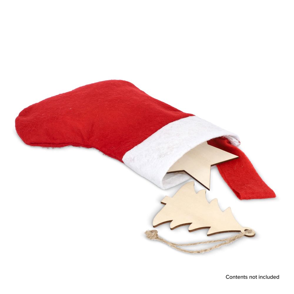 Vilten kerstsok 20 cm